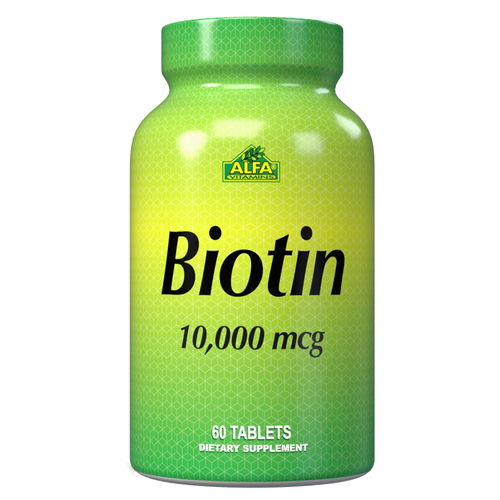 Biotin - Hair Growth Dietary Supplement-10,000 mcg - 60 tablets