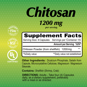 Chitosan 600 mg - 60 capsules