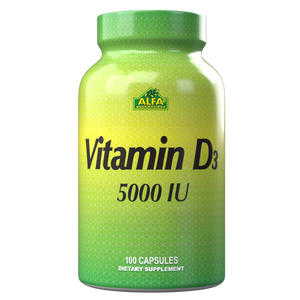 Vitamin D3 5000 IU - 100 Capsules