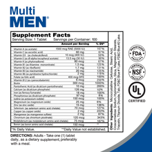 Multi Men-Dietary Supplement for men - 100 Tablets