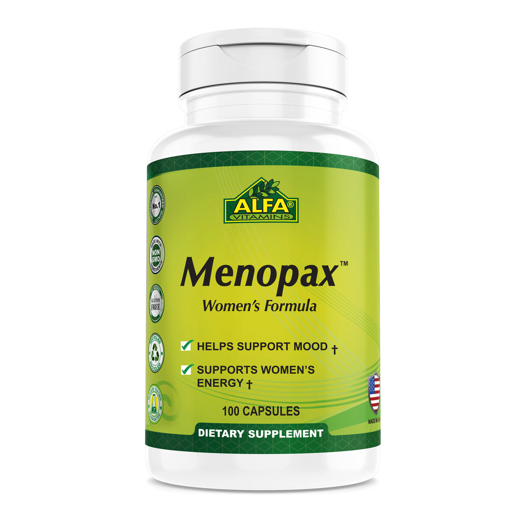 Menopax - Nutritional Supplement - 100 capsules