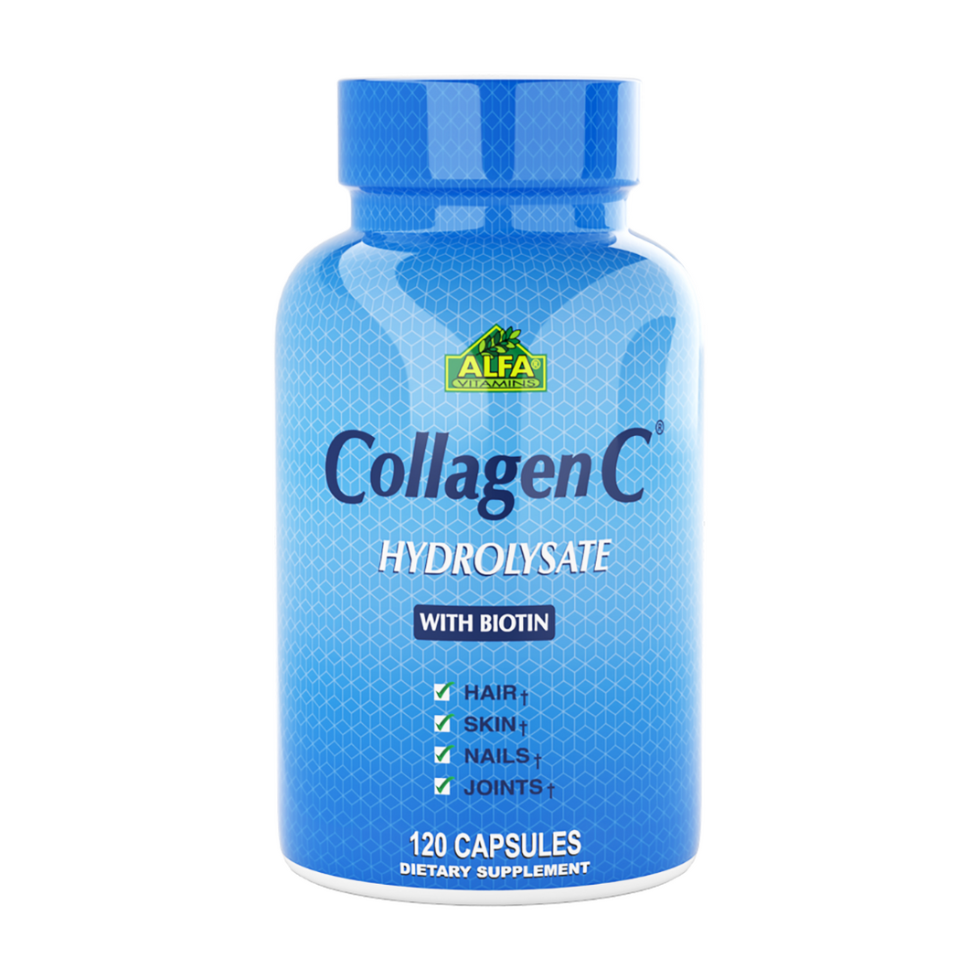 Collagen C Hydrolysate-Anti-Aging Nutritional Supplement - 120 Capsules